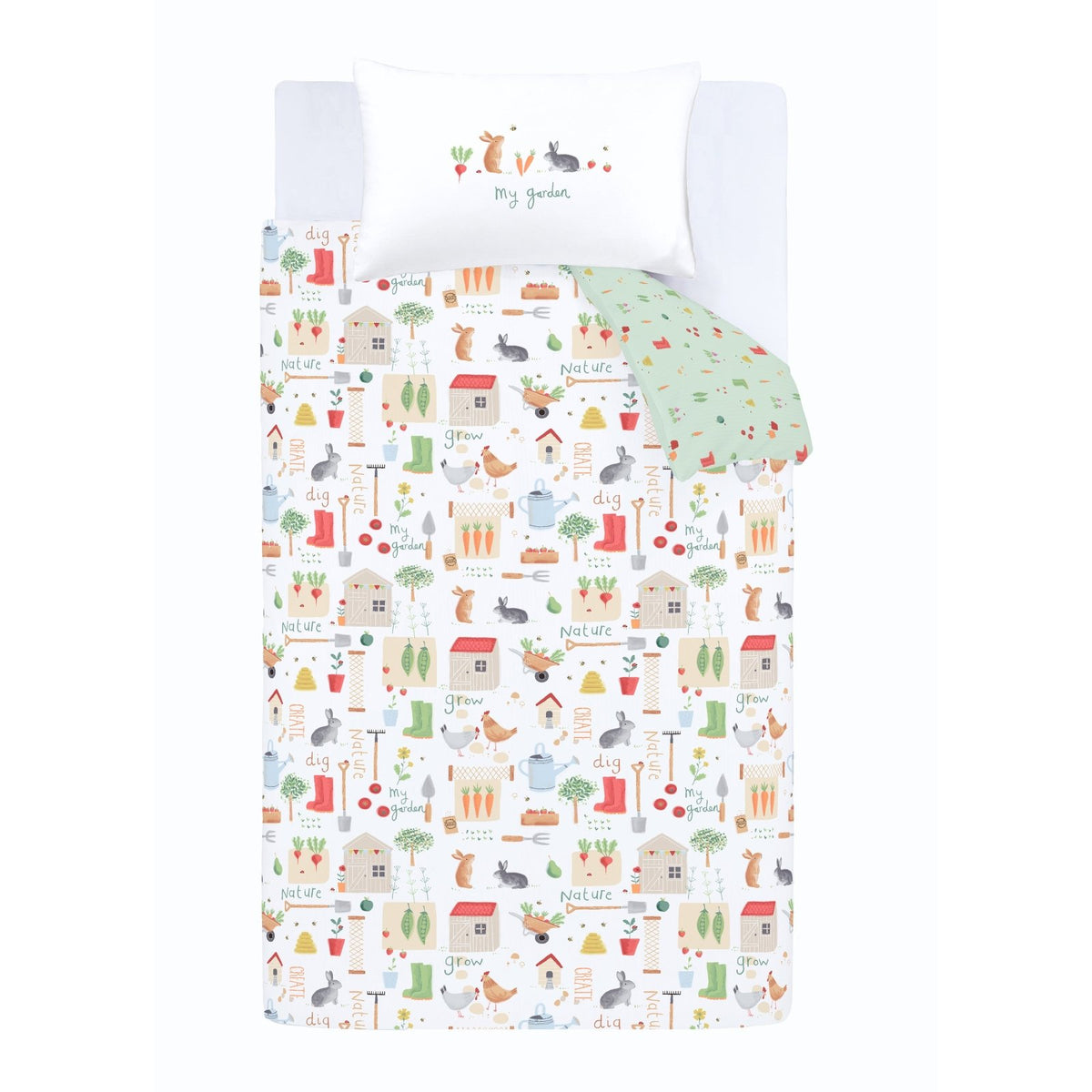 RHS My Allotment Natural Quilt Set from You Know Who's