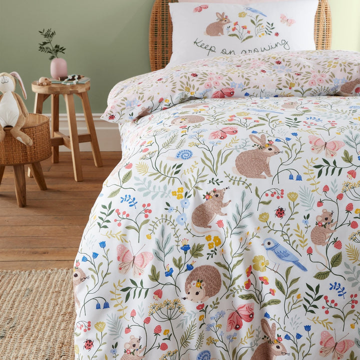 RHS Reversible Garden Animals Double Quilt Set from You Know Who's