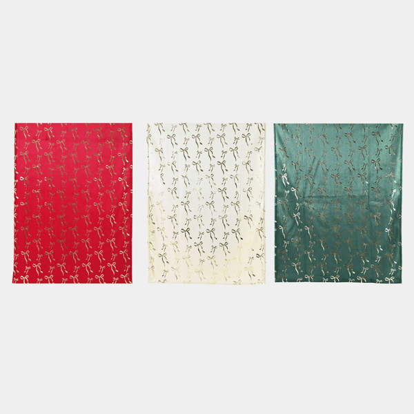 RUNNER VELVET FOIL BOWS 180cm from You Know Who's