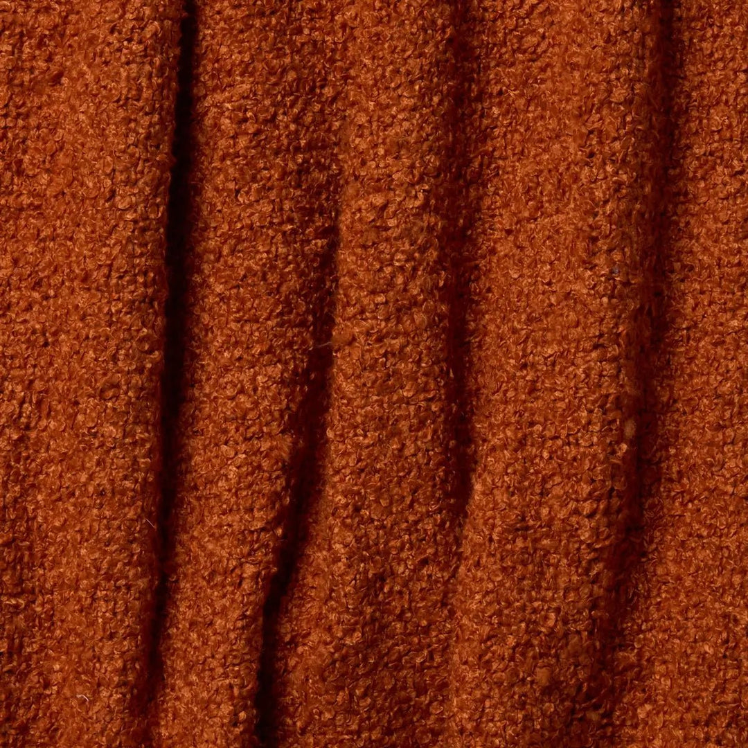 Rust Boucle Throw 130X150cm from You Know Who's