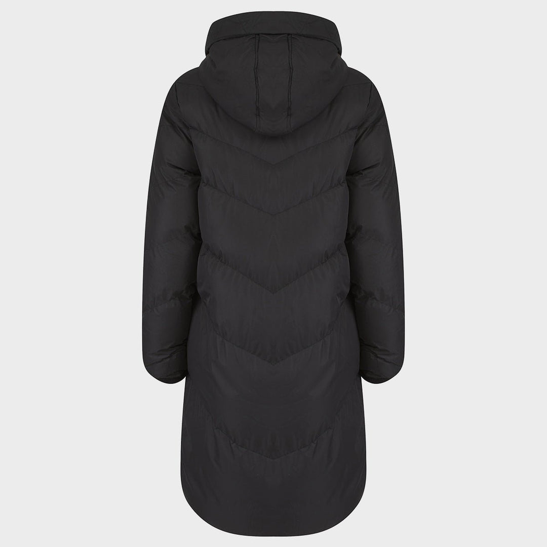 Saint and Sinner Black Quilted Coat from You Know Who's