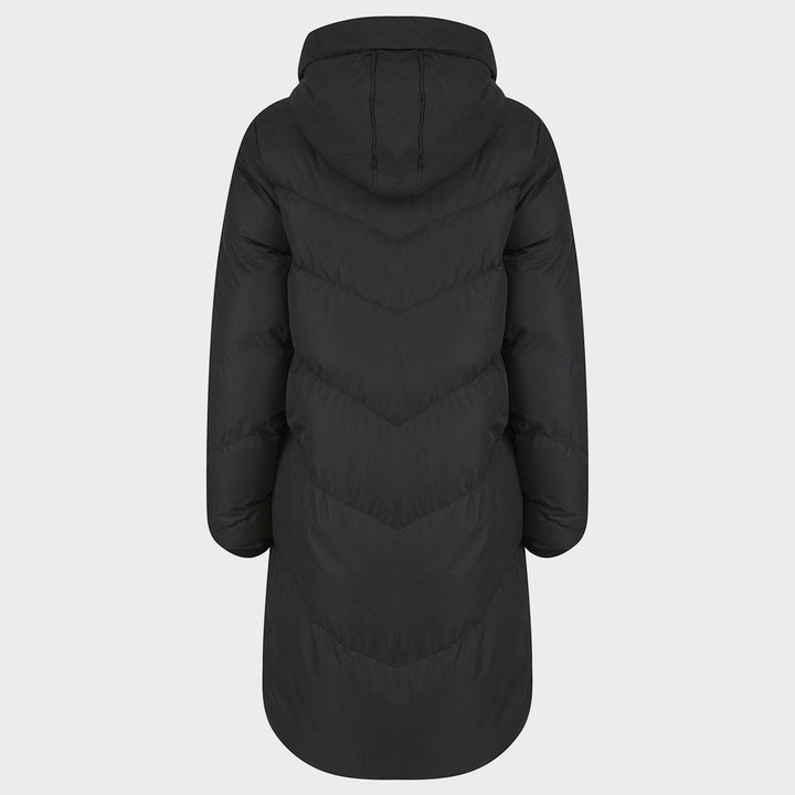 Saint and Sinner Black Quilted Coat from You Know Who's