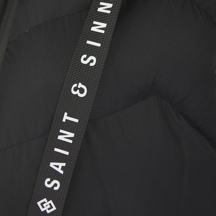 Saint and Sinner Black Quilted Gilet from You Know Who's