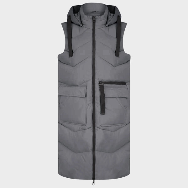 Saint and Sinner Graphite Nyla Gilet from You Know Who's