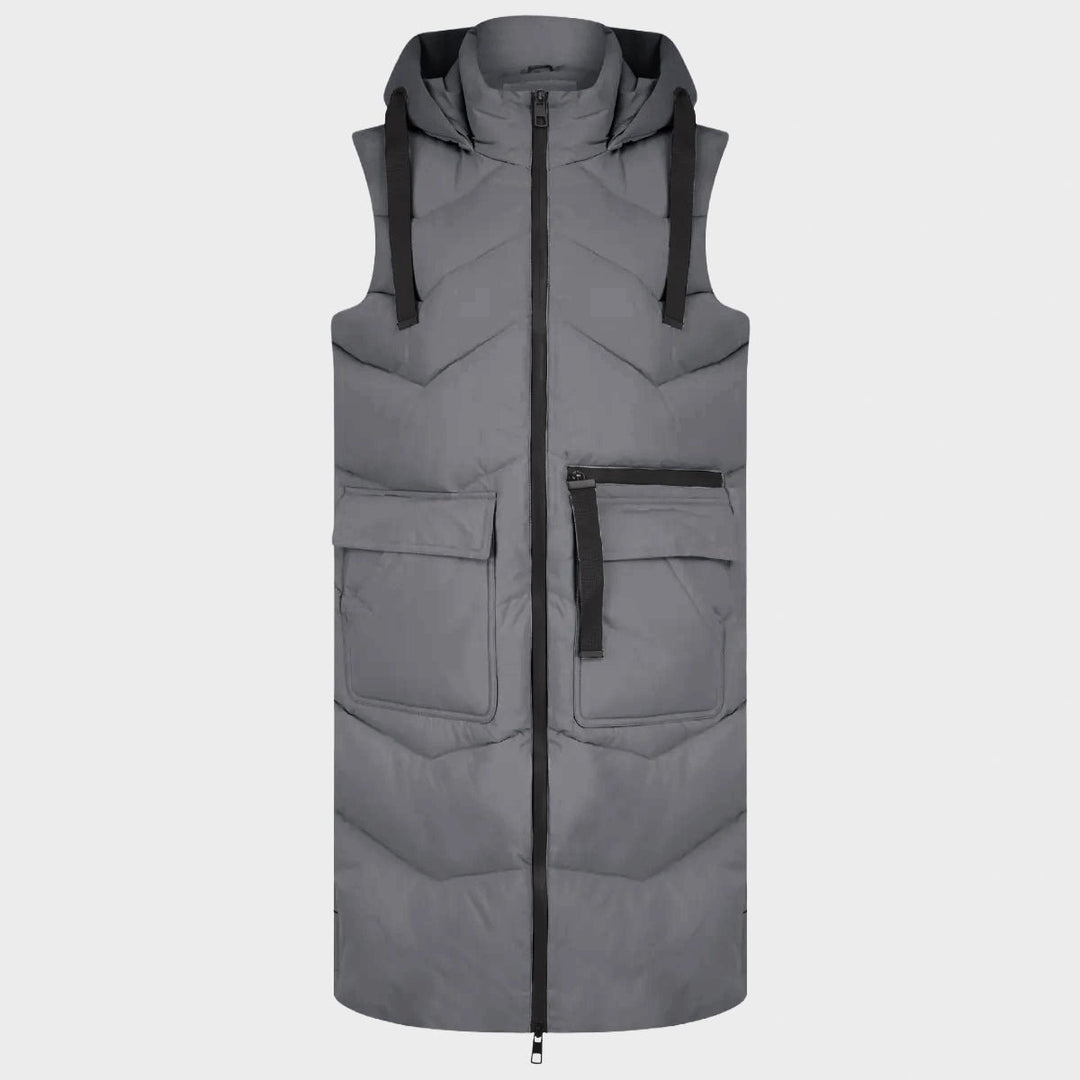 Saint and Sinner Graphite Nyla Gilet from You Know Who's
