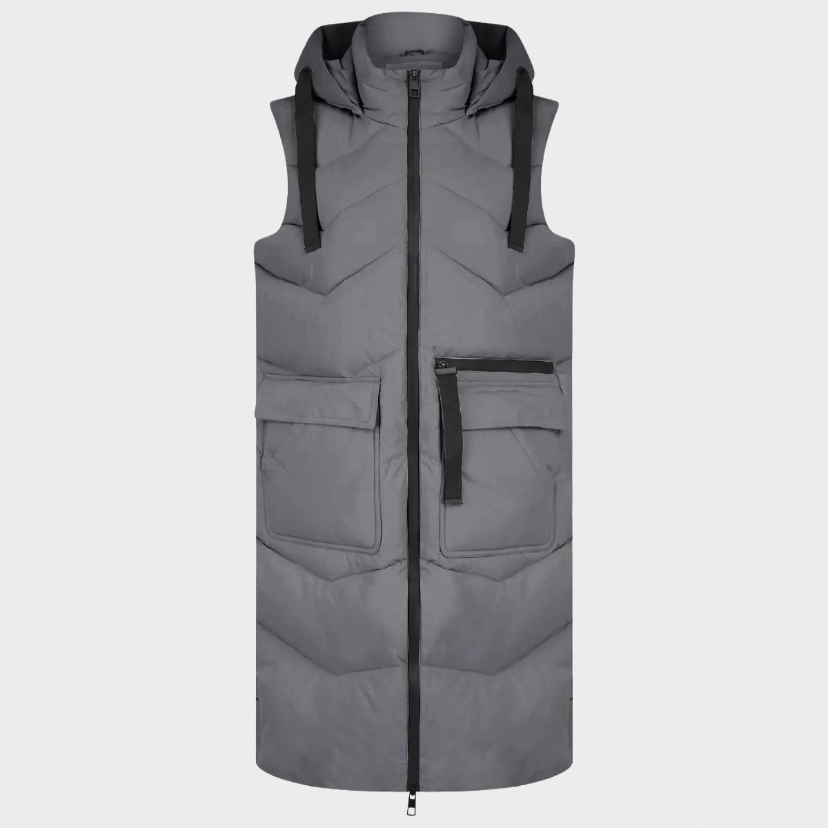 Saint and Sinner Graphite Nyla Gilet from You Know Who's