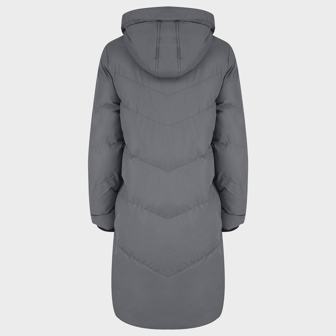 Saint and Sinner Graphite Quilted Coat from You Know Who's