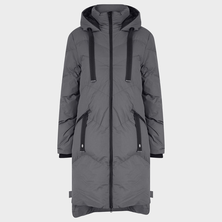 Saint and Sinner Graphite Quilted Coat from You Know Who's