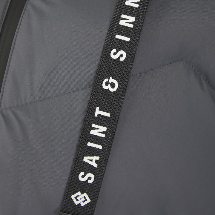 Saint and Sinner Graphite Quilted Gilet from You Know Who's