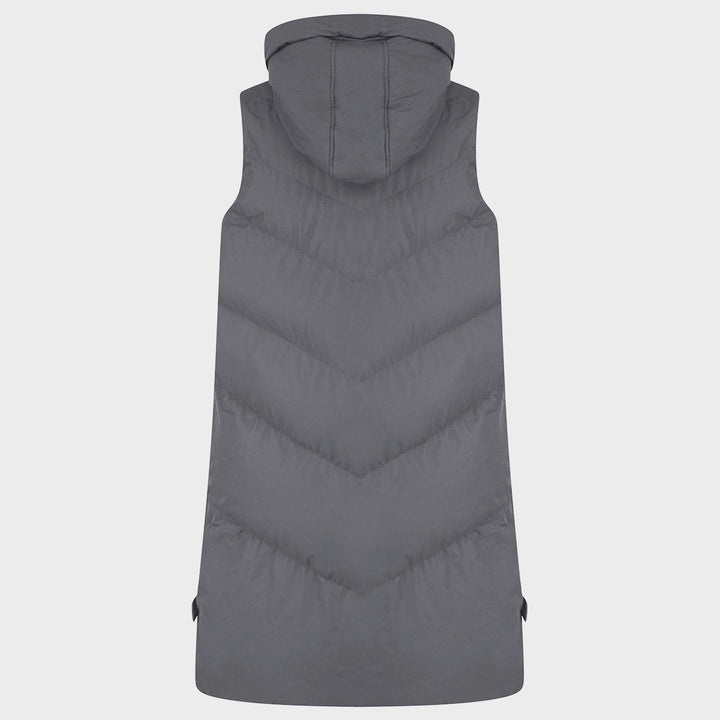 Saint and Sinner Graphite Quilted Gilet from You Know Who's