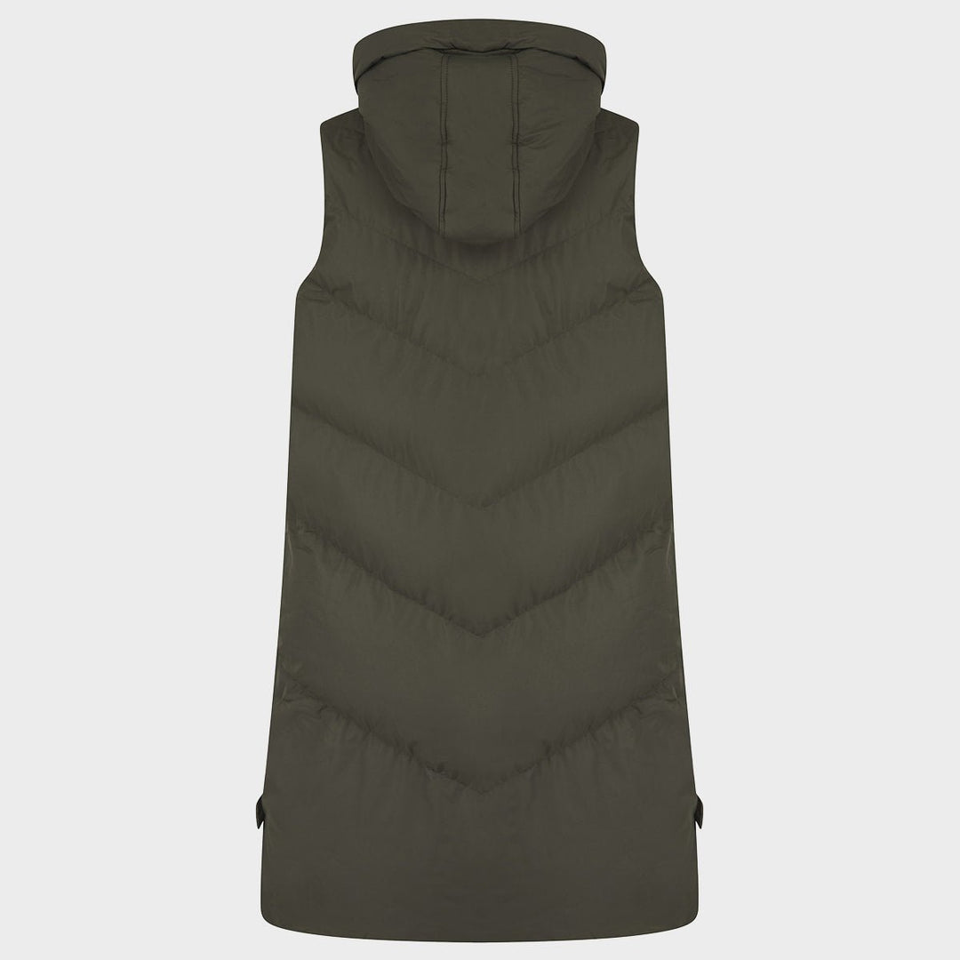 Saint and Sinner Khaki Quilted Gilet from You Know Who's