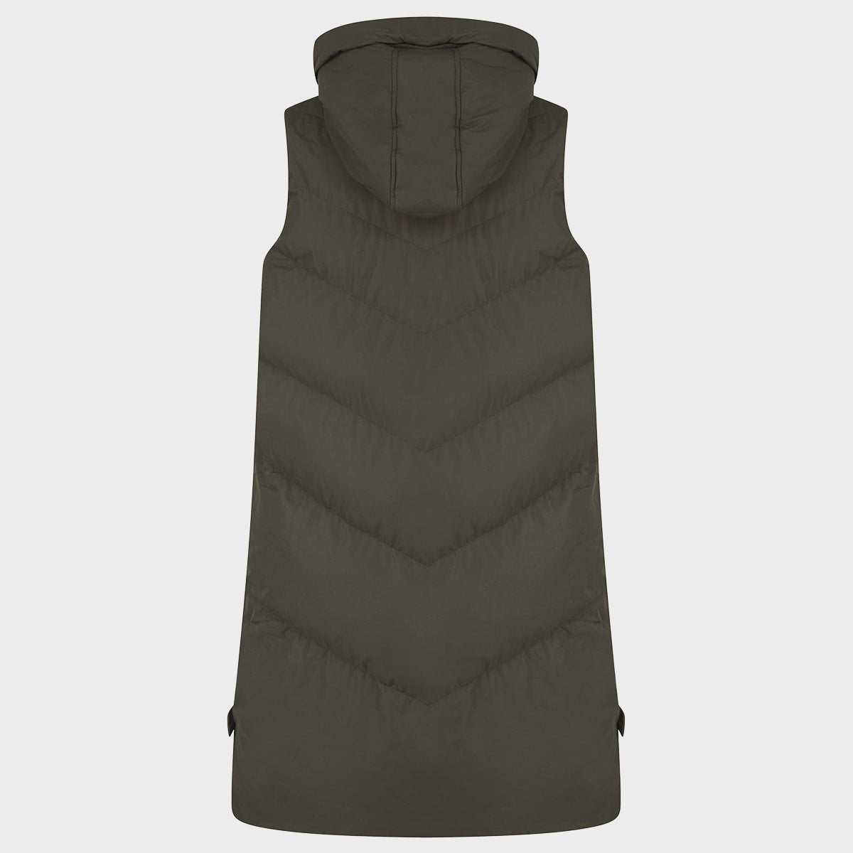 Saint and Sinner Khaki Quilted Gilet from You Know Who's