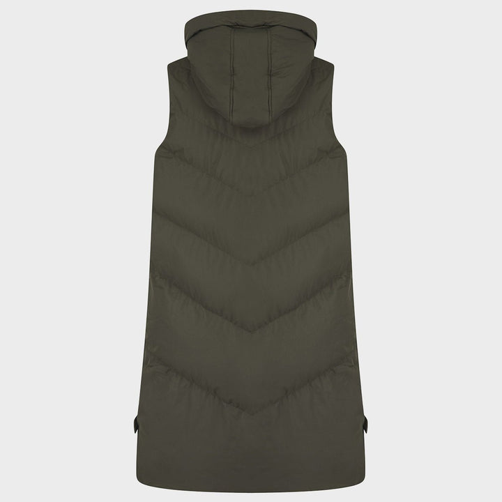 Saint and Sinner Khaki Quilted Gilet from You Know Who's