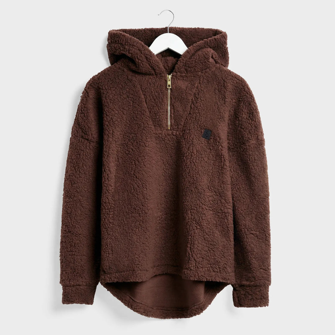 Saint and Sinner Ladies Half Zip Fleece Hoodie from You Know Who's