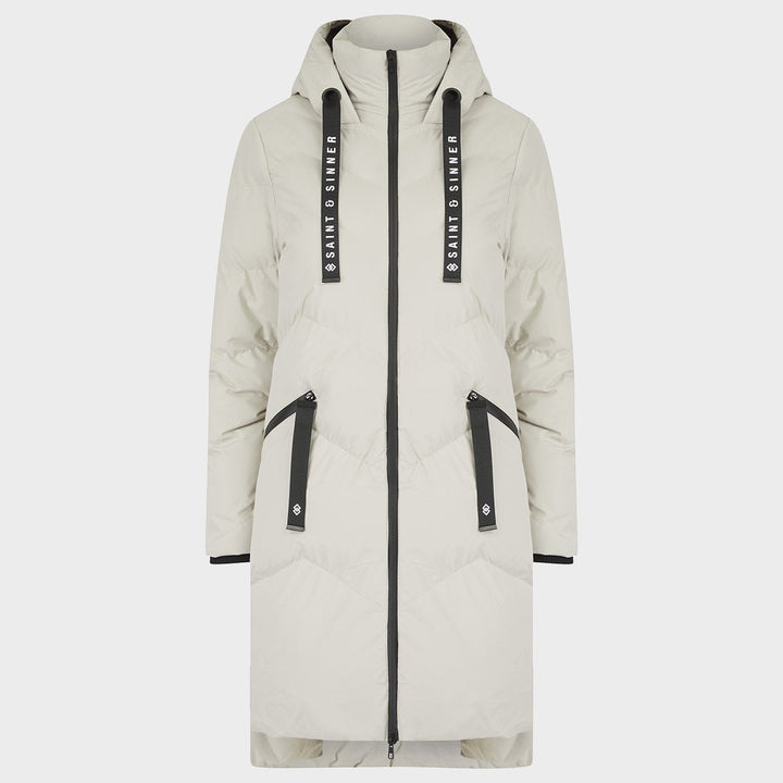 Saint and Sinner Oyster Quilted Coat from You Know Who's