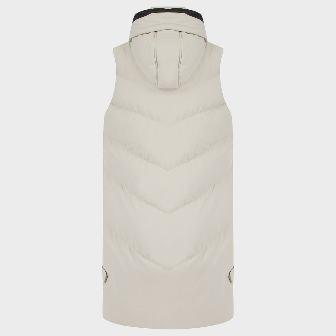 Saint and Sinner Oyster Quilted Gilet from You Know Who's