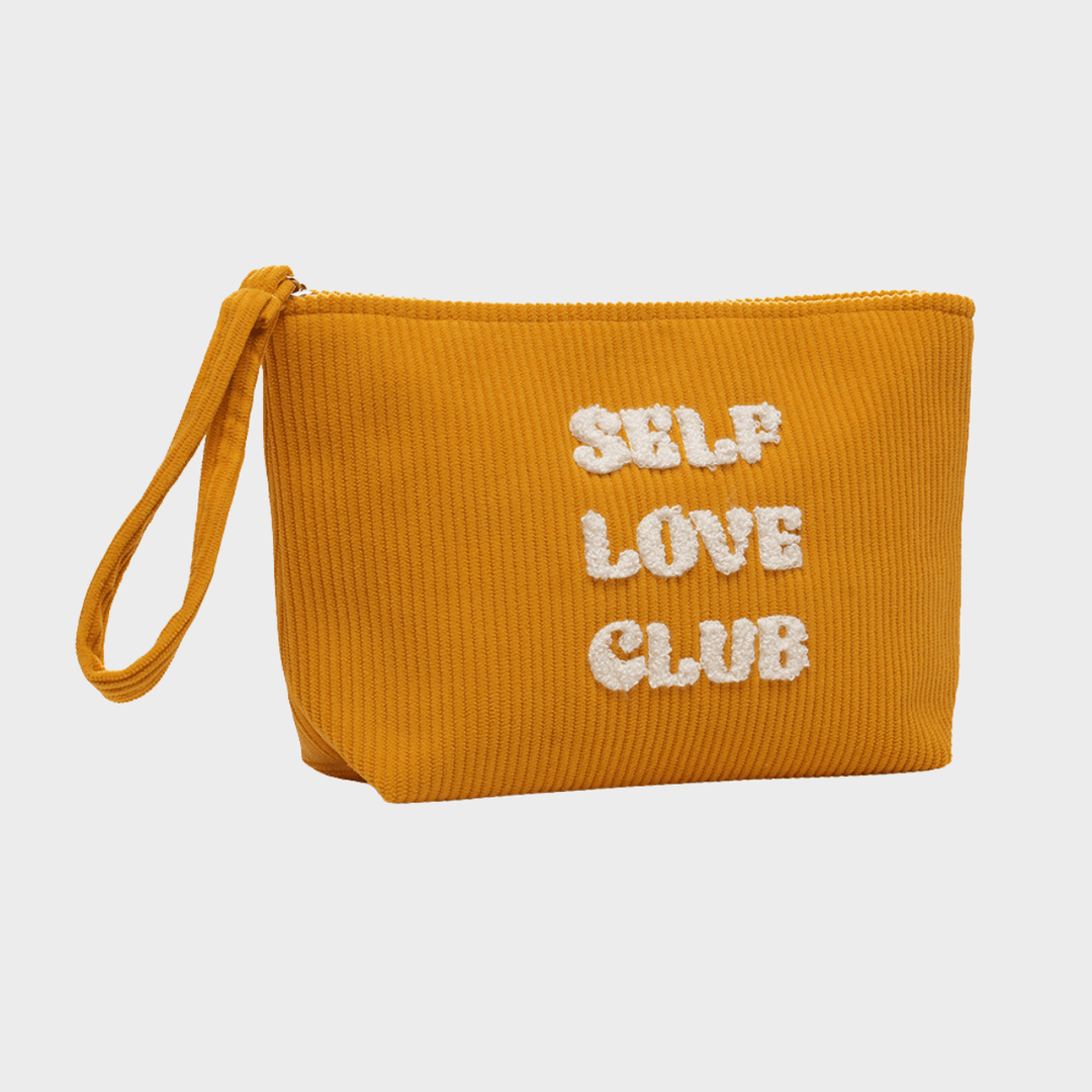 Self Love Club Corduroy Pouch Mustard from You Know Who's