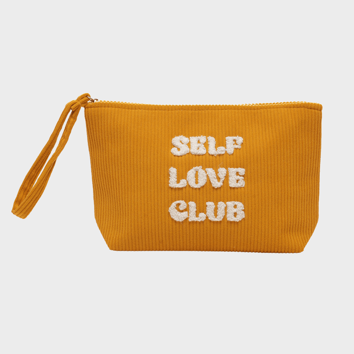 Self Love Club Corduroy Pouch Mustard from You Know Who's