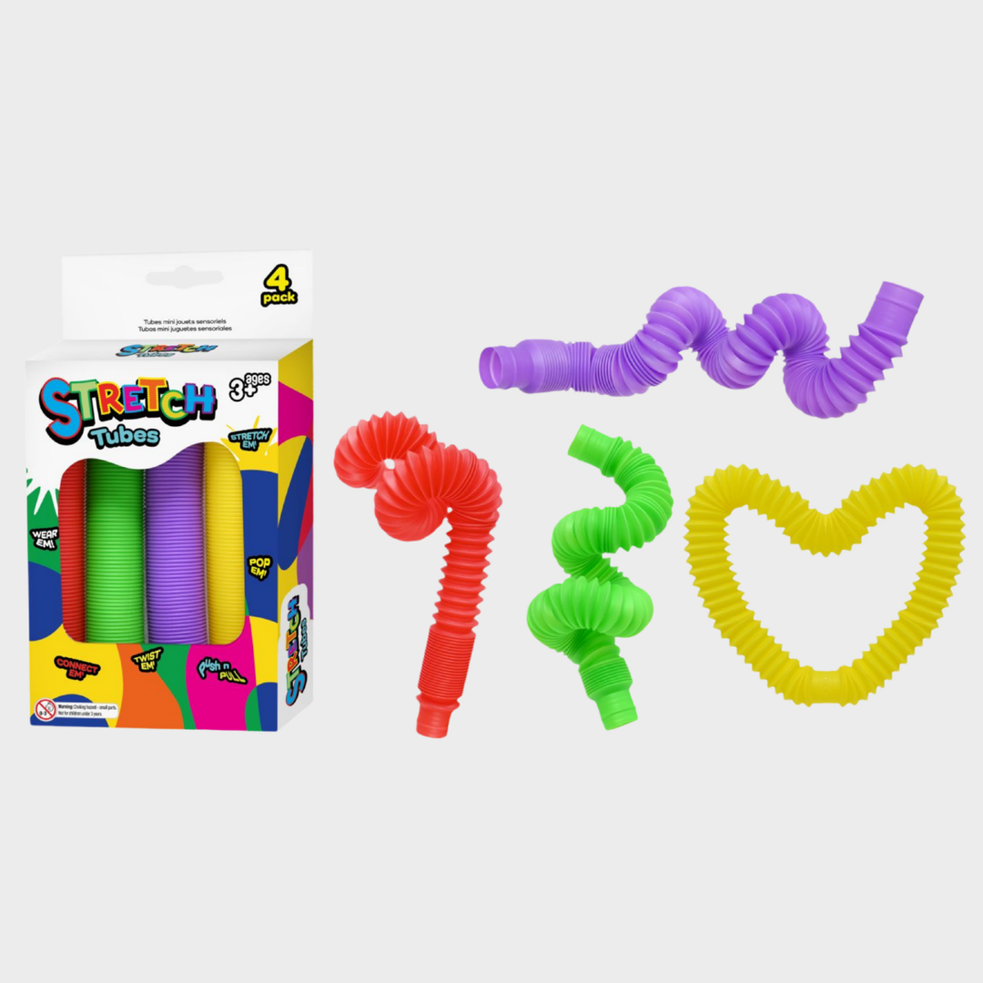 Sensory Stretch Tube Toy 20 - 62cm 4pack from You Know Who's