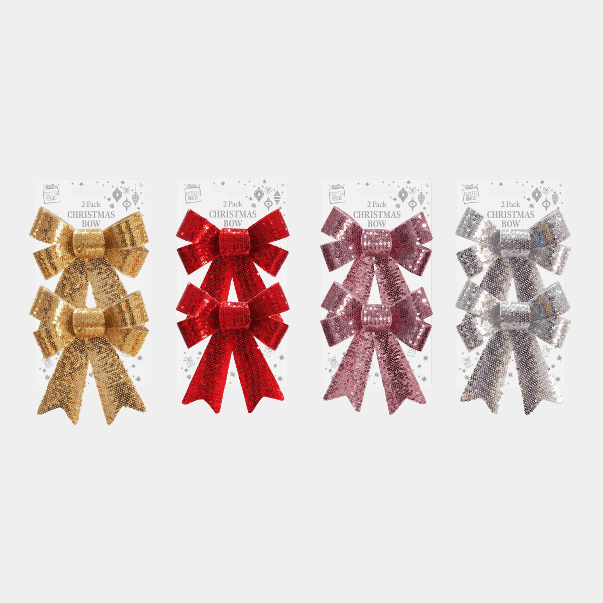 SEQUIN BOW 2pk from You Know Who's