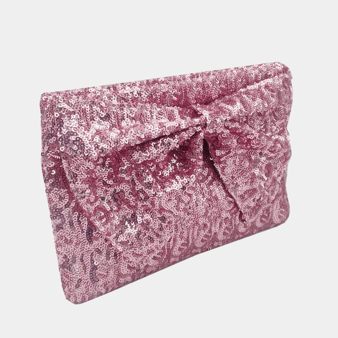 Sequin Bow Clutch Bag from You Know Who's