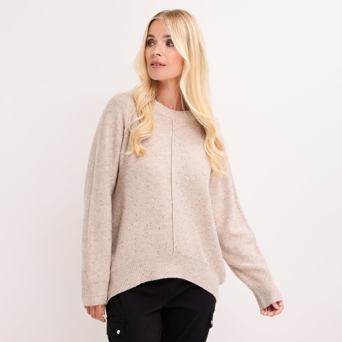 Sequin Raglan Seam Jumper from You Know Who's