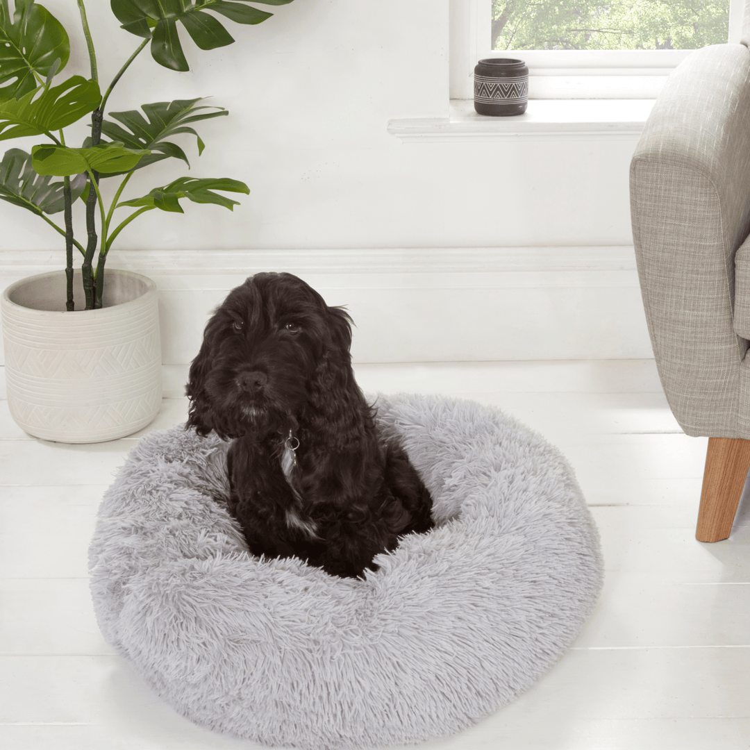 Shaggy Doughnut Dog Bed - 3 Sizes from You Know Who's