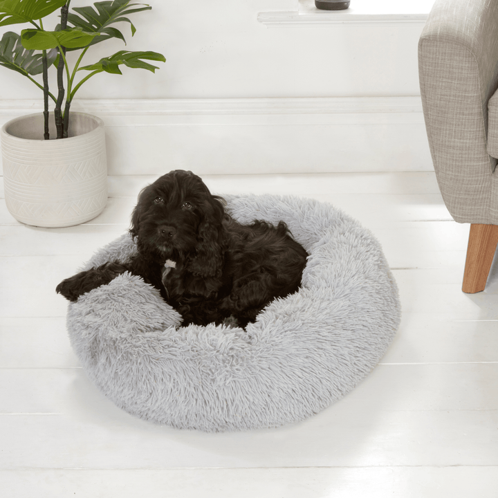 Shaggy Doughnut Dog Bed - 3 Sizes from You Know Who's