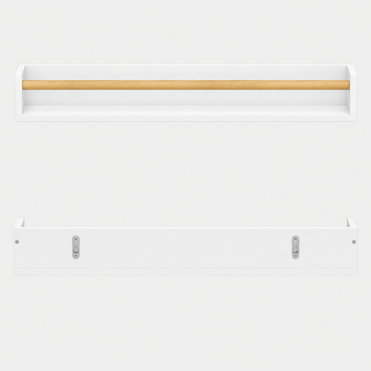 Shelf With Pine Rail- 60cm from You Know Who's