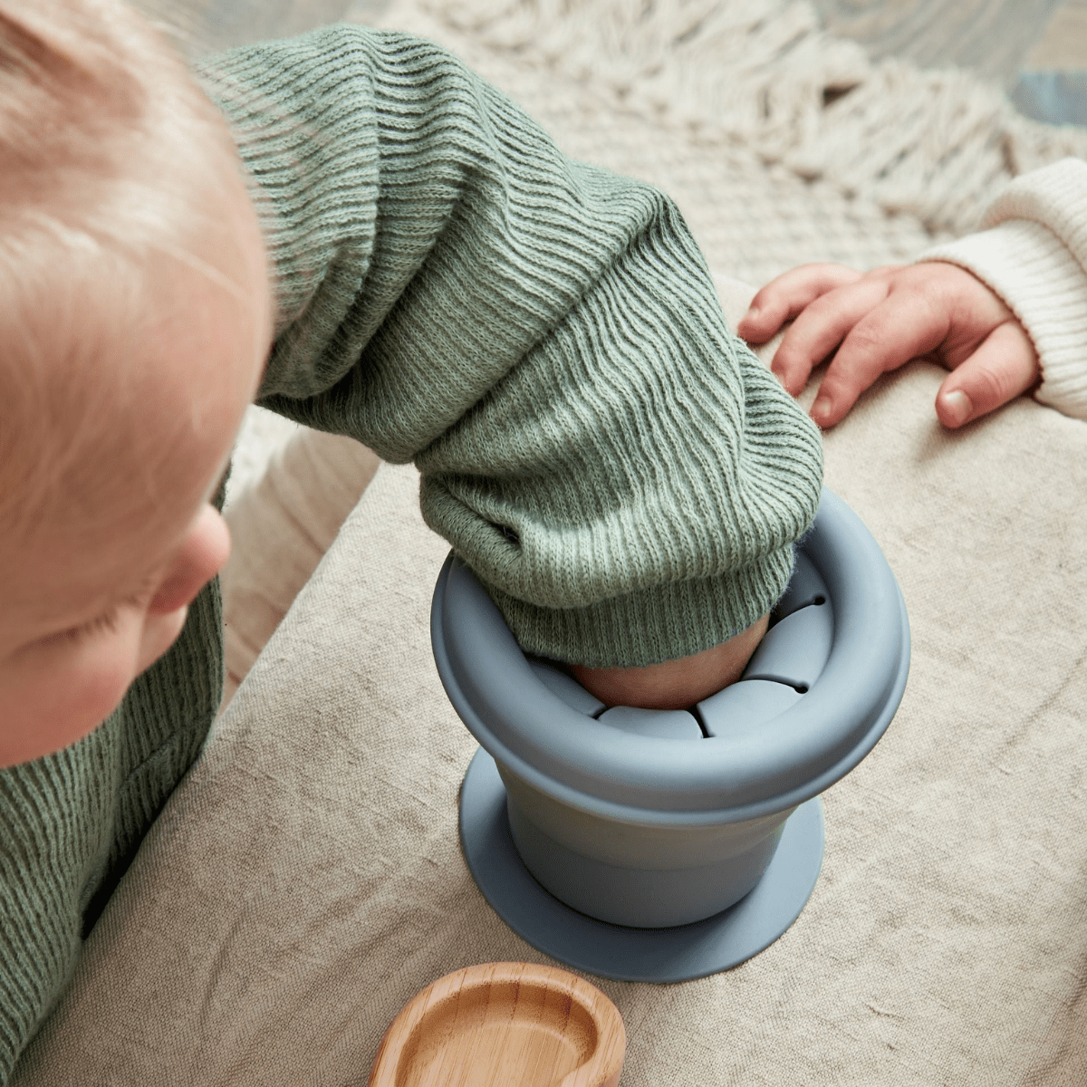 Silicone Collapsible Snack Cup from You Know Who's
