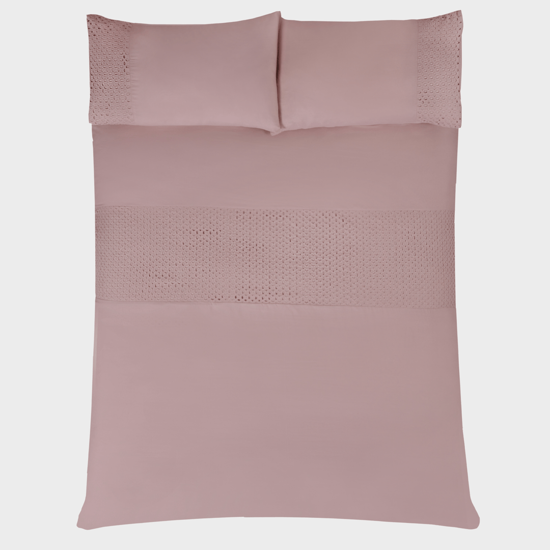 Sleepdown Blush Lace Border Duvet Set from You Know Who's