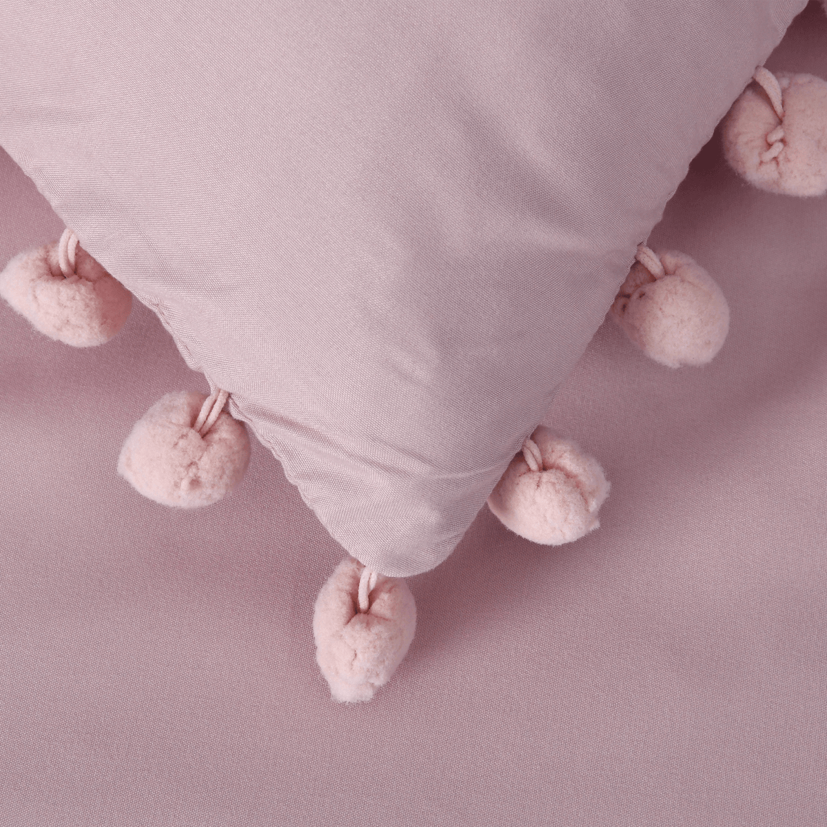 Sleepdown Blush Pom Pom Duvet Set from You Know Who's
