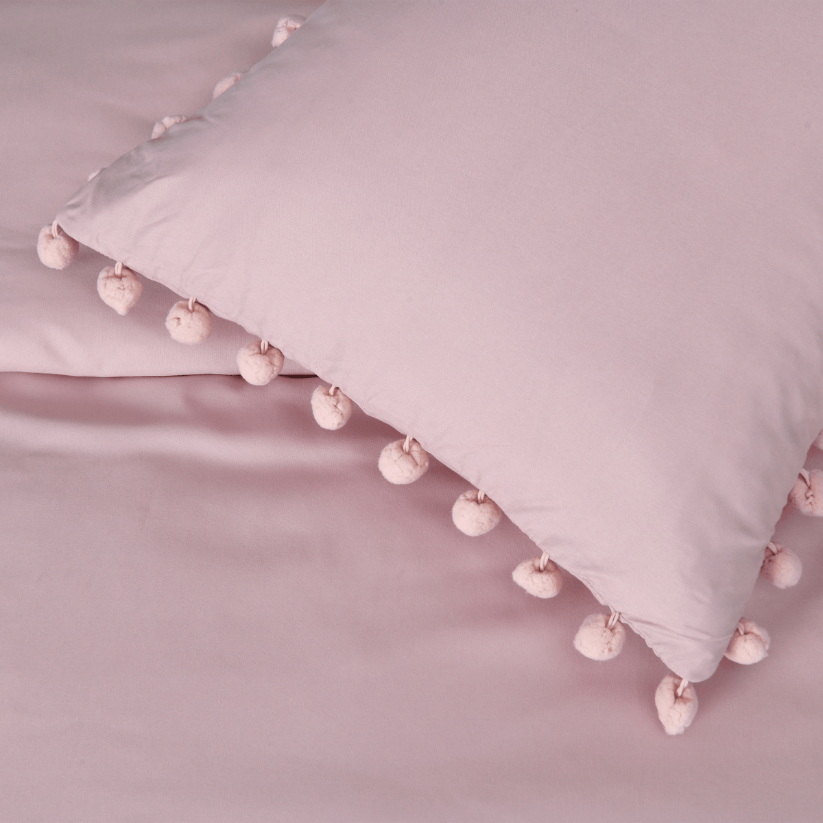 Sleepdown Blush Pom Pom Duvet Set from You Know Who's