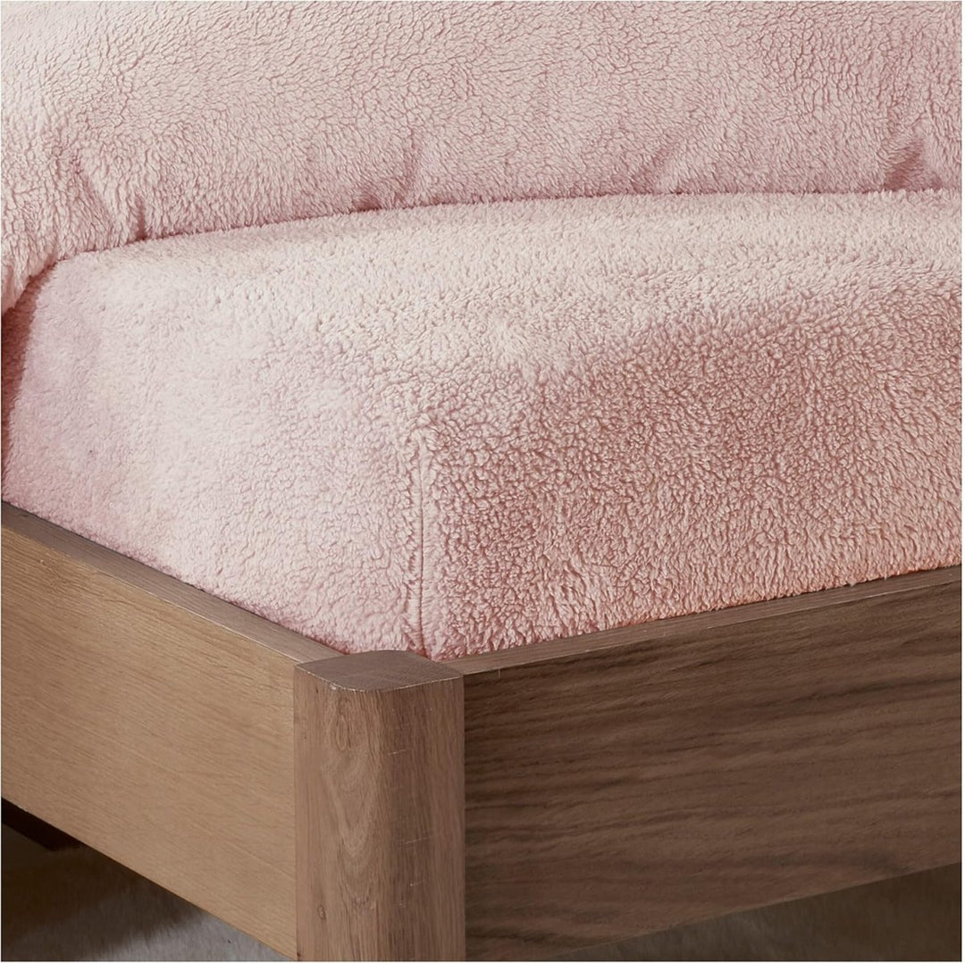 Sleepdown Blush Teddy Fitted Sheet from You Know Who's