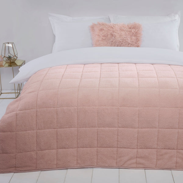 Sleepdown Blush Weighted Teddy Throw from You Know Who's