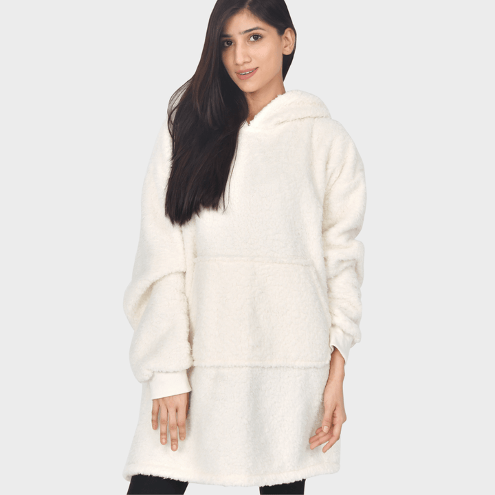Sleepdown Cream One - size Blanket Hoodie from You Know Who's