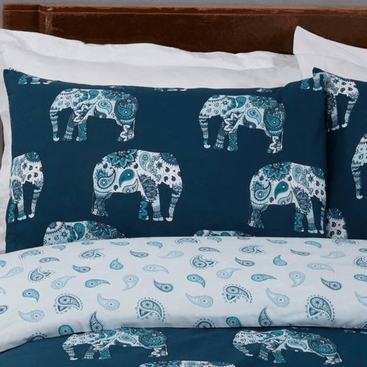 Sleepdown Elephant Teal Mandala Duvet Cover from You Know Who's