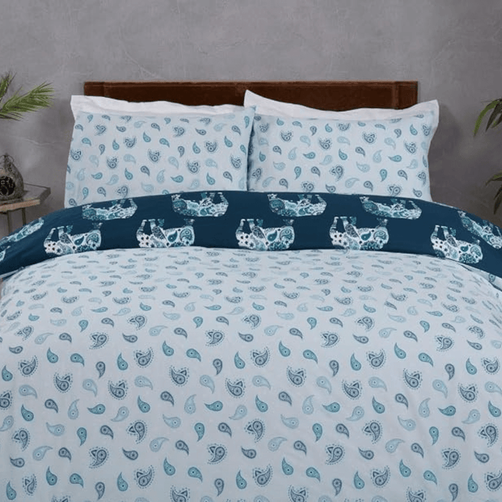 Sleepdown Elephant Teal Mandala Duvet Cover from You Know Who's