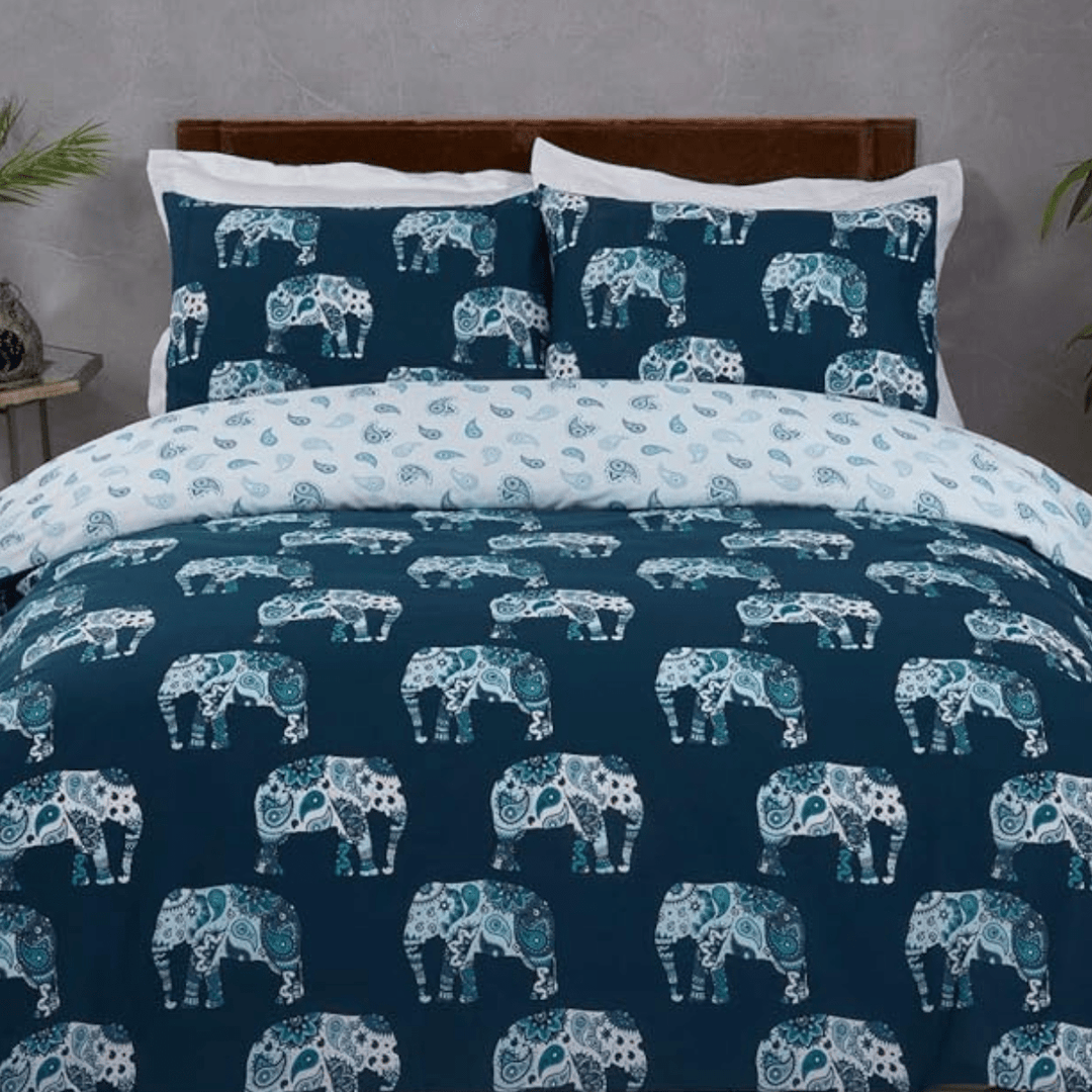 Sleepdown Elephant Teal Mandala Duvet Cover from You Know Who's