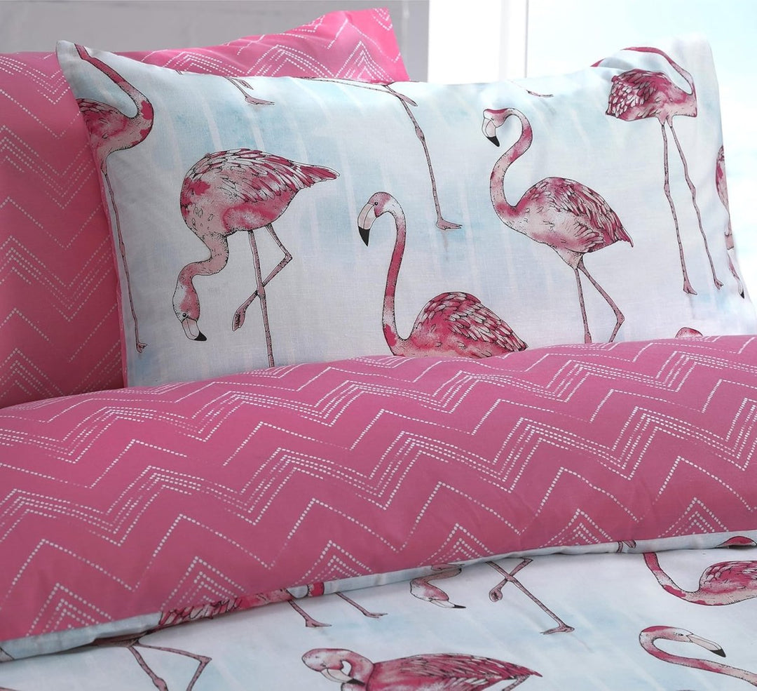 Sleepdown Flamingo Stripe Duvet Cover from You Know Who's