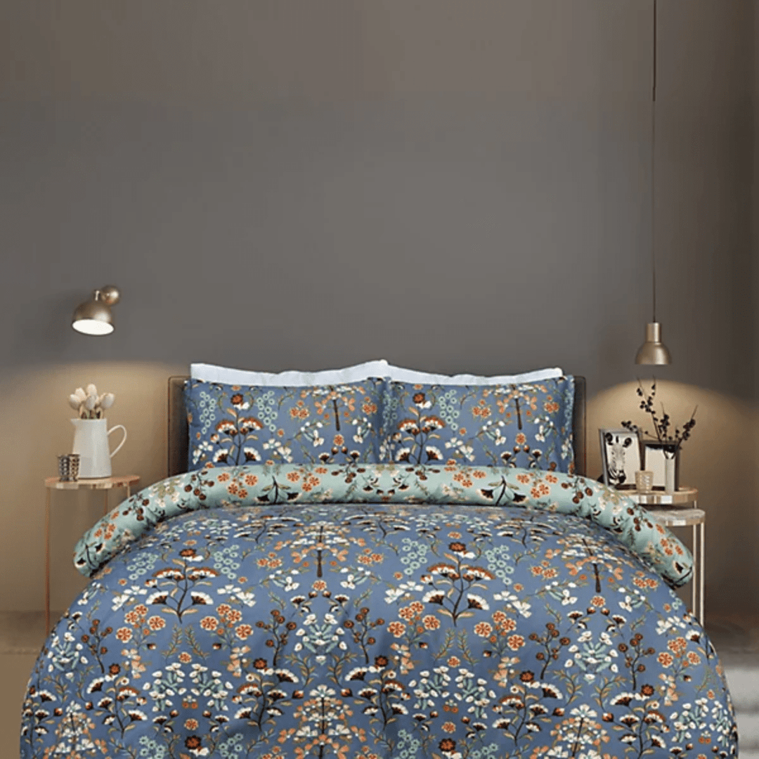 Sleepdown Folk Floral Reversible Single Duvet Set from You Know Who's