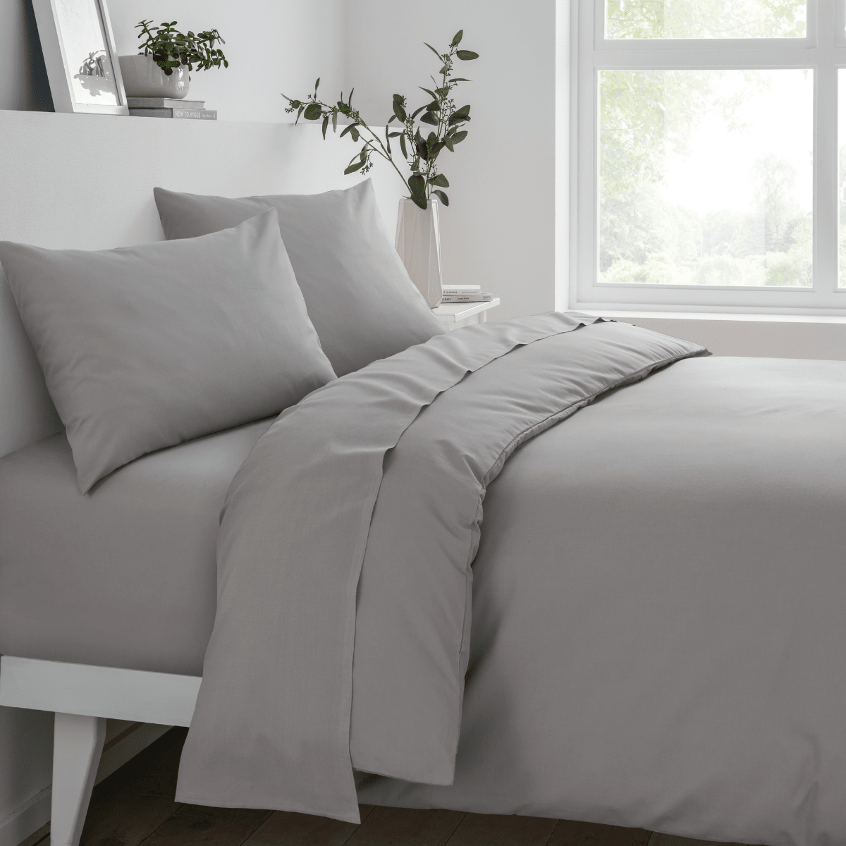 Sleepdown Grey 68 Pick Pillowcase Pair from You Know Who's