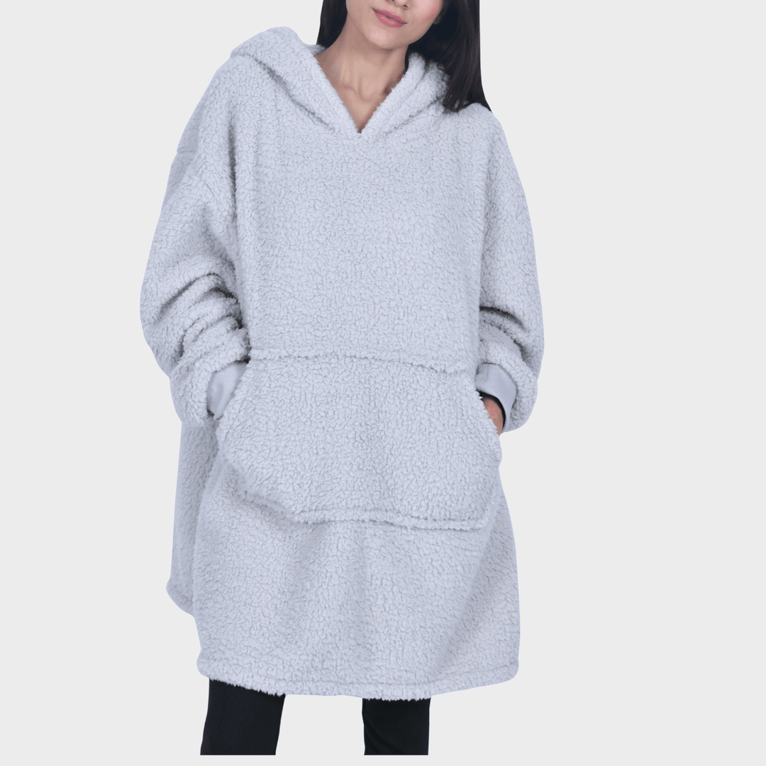Sleepdown Grey One - size Blanket Hoodie from You Know Who's
