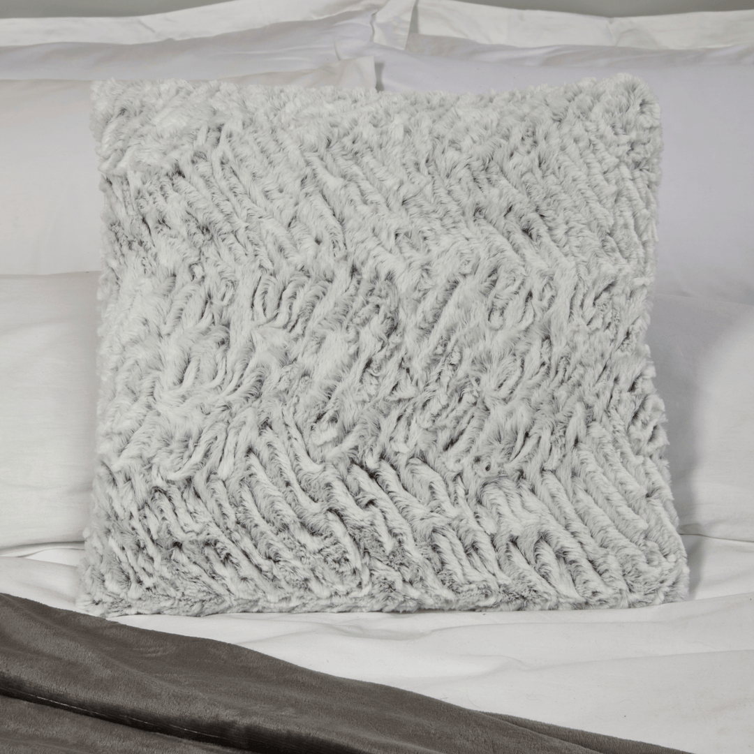Sleepdown Grey Two Tone Faux Fur 45x45cm from You Know Who's