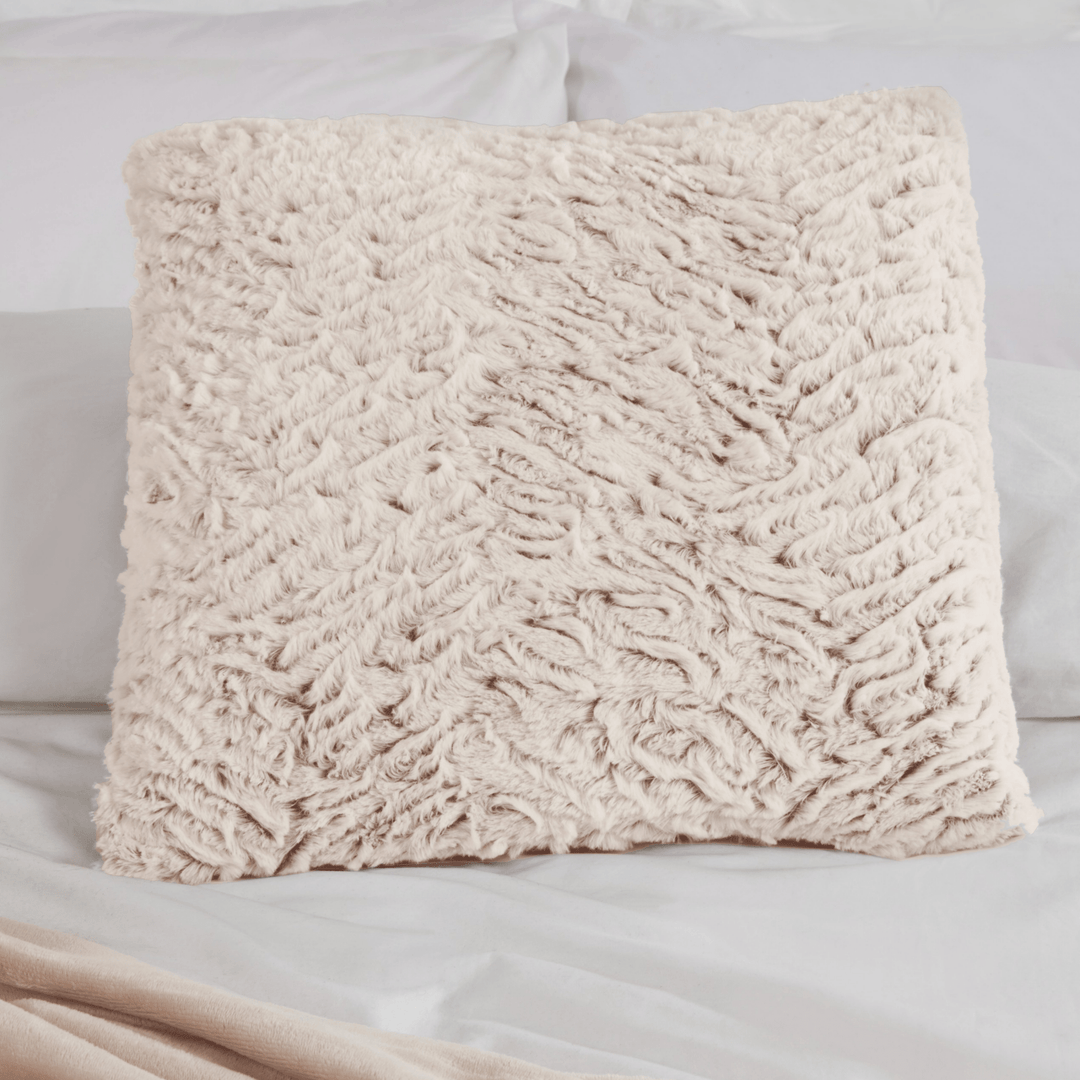 Sleepdown Natural Two Tone Faux Fur 45x45cm from You Know Who's
