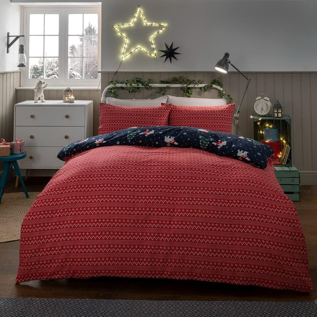 Sleepdown Navy Polar Bear Soft Flanelette Duvet from You Know Who's