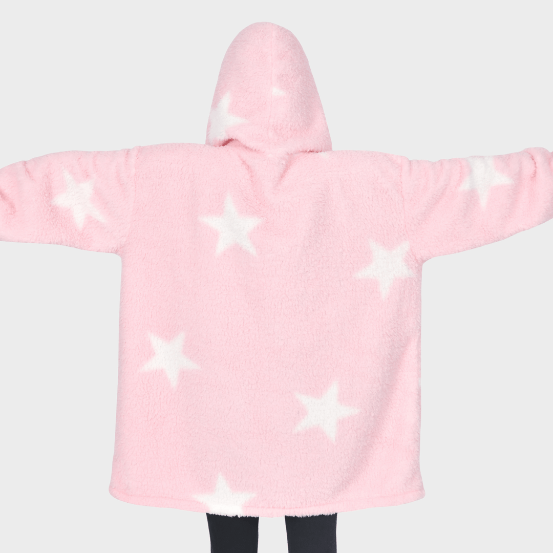 Sleepdown Pink One - size Blanket Hoodie from You Know Who's