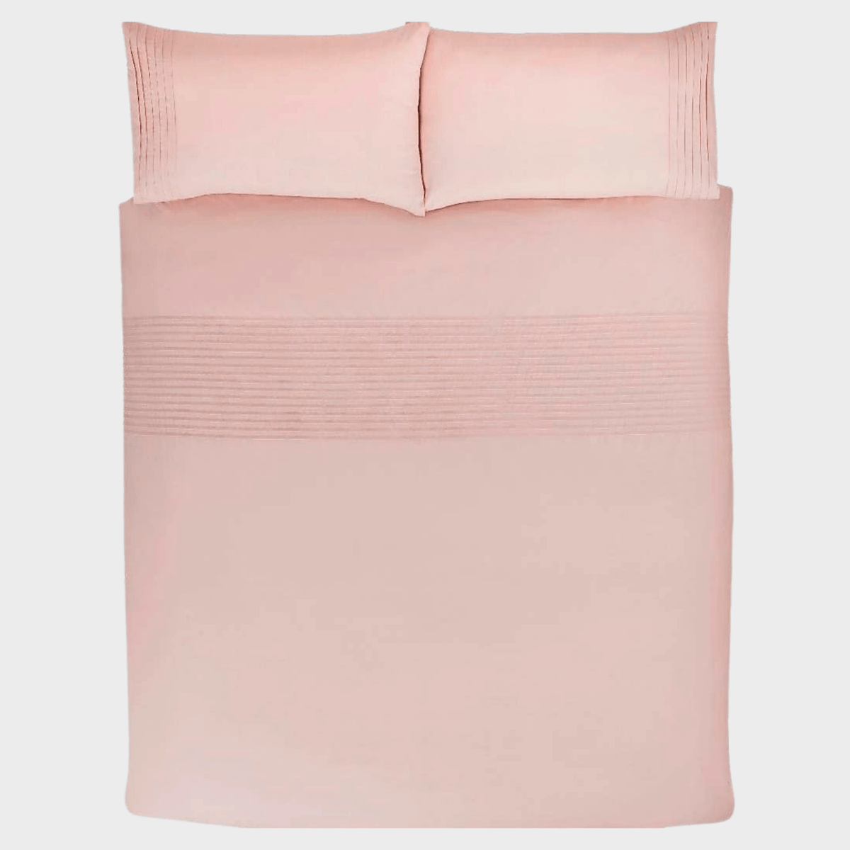 Sleepdown Pintuck Blush Double Duvet Set from You Know Who's
