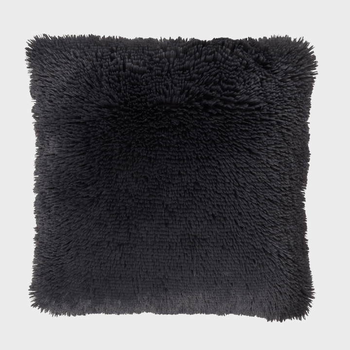 Sleepdown Shaggy Faux Fur Charcoal 45x45cm from You Know Who's
