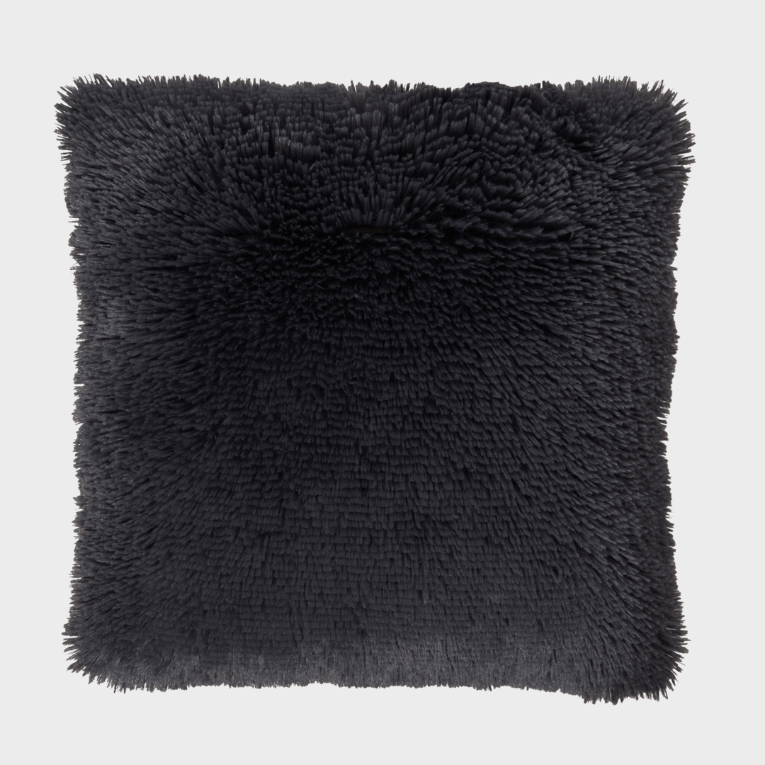 Sleepdown Shaggy Faux Fur Charcoal 45x45cm from You Know Who's